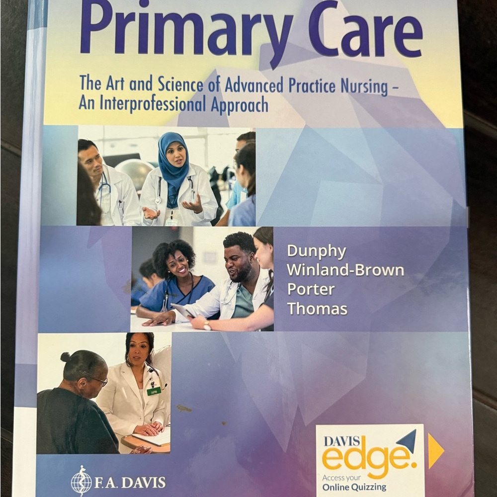 Primary Care Nursing Book by F.A. Davis